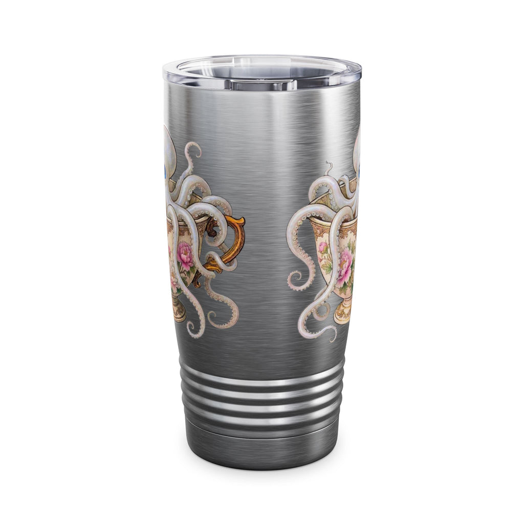 Octopus in Teacup 20oz Insulated Tumbler — Cute Nautical Tea Lover Gift