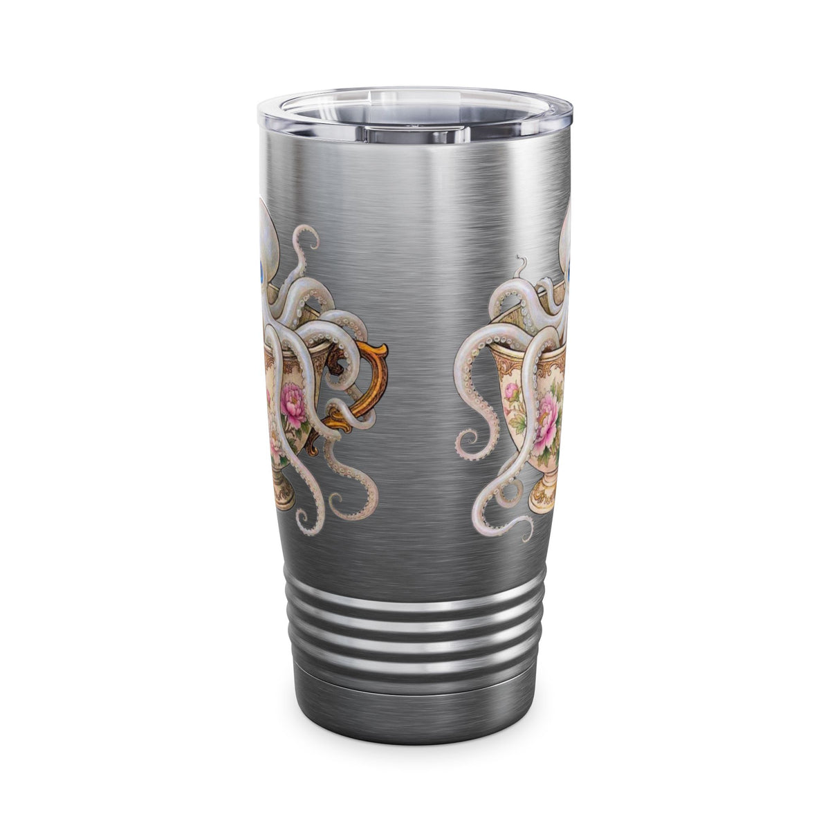 Octopus in Teacup 20oz Insulated Tumbler — Cute Nautical Tea Lover Gift