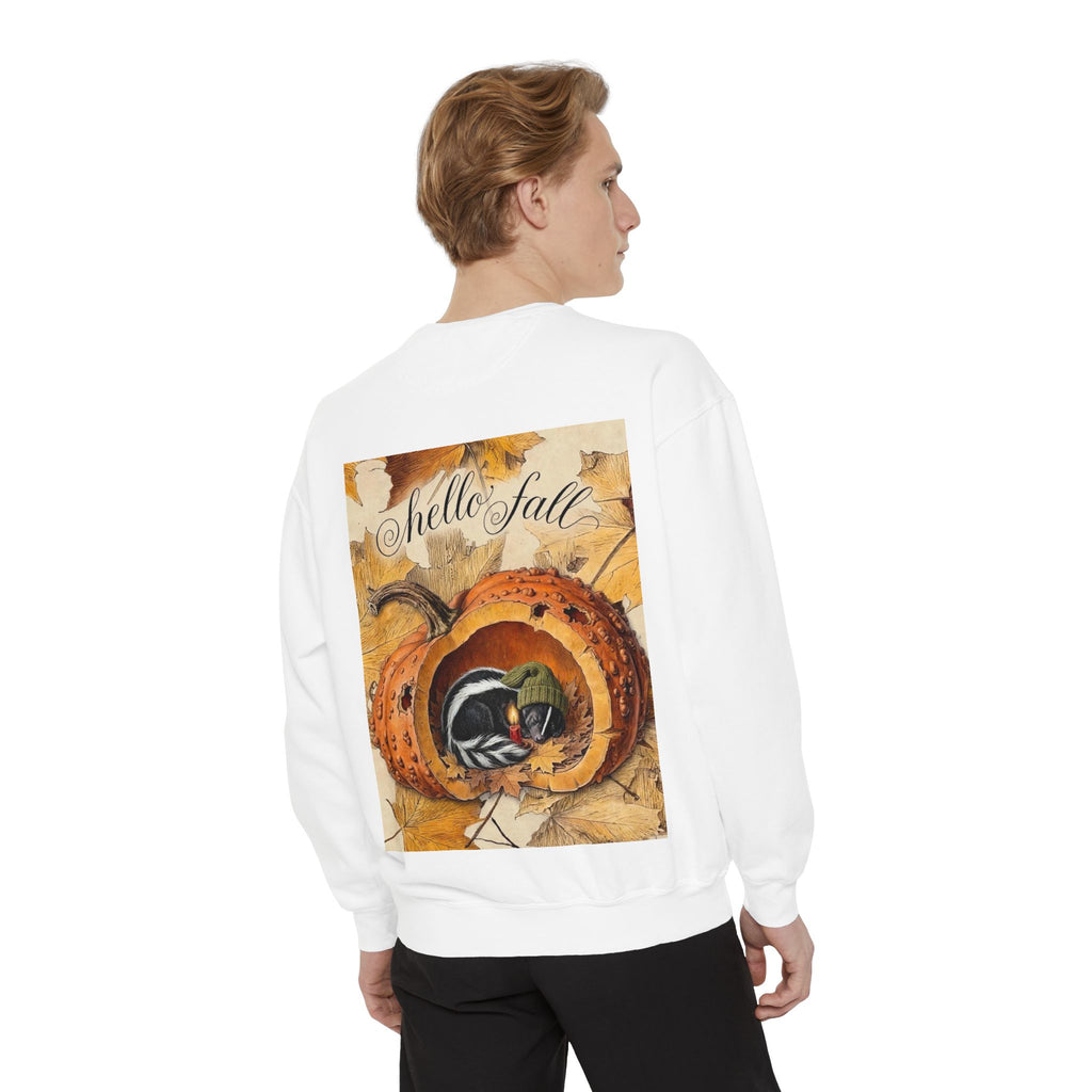 Skunkin Punkin Sweatshirt — Hello Fall Graphic Sweatshirt