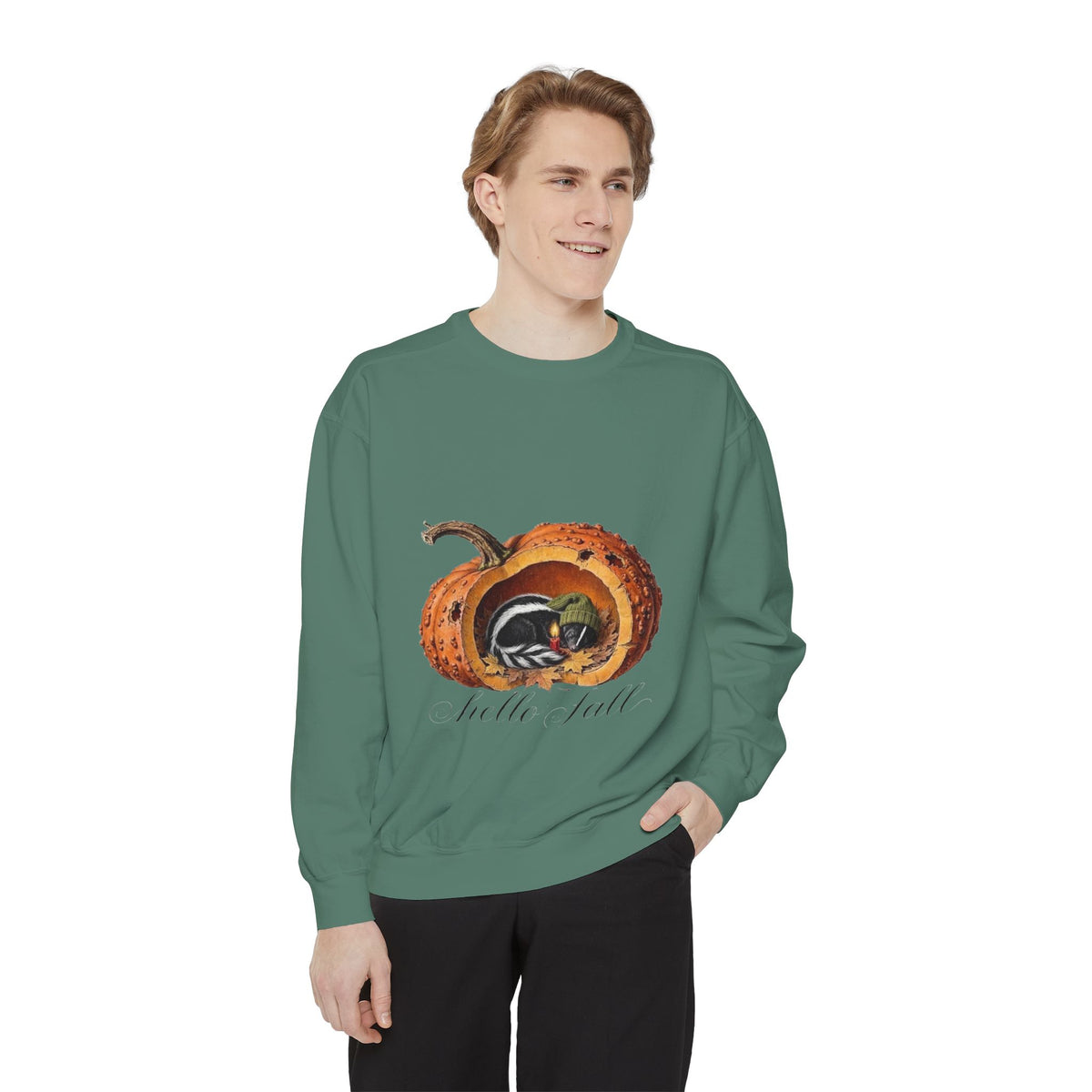 Skunkin Punkin Sweatshirt — Hello Fall Graphic Sweatshirt