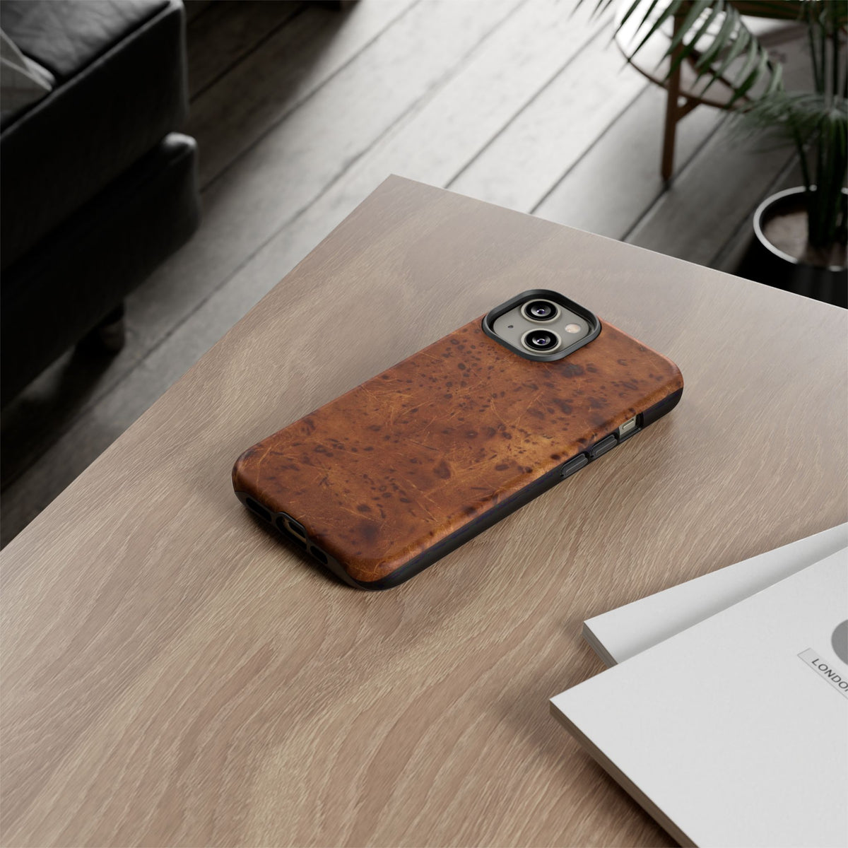 leather texture Tough Cases