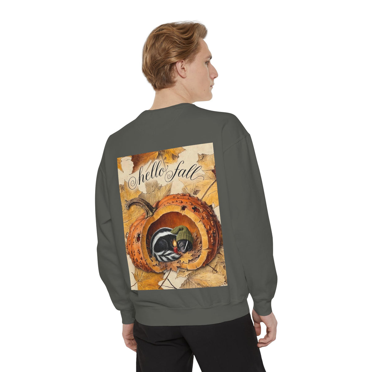 Skunkin Punkin Sweatshirt — Hello Fall Graphic Sweatshirt