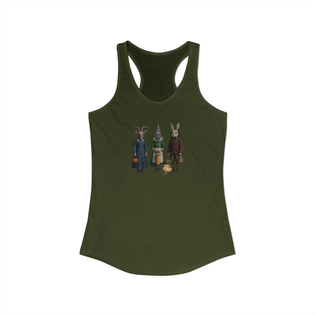 Victorian Halloween Masquerade - Women's Ideal Racerback Tank