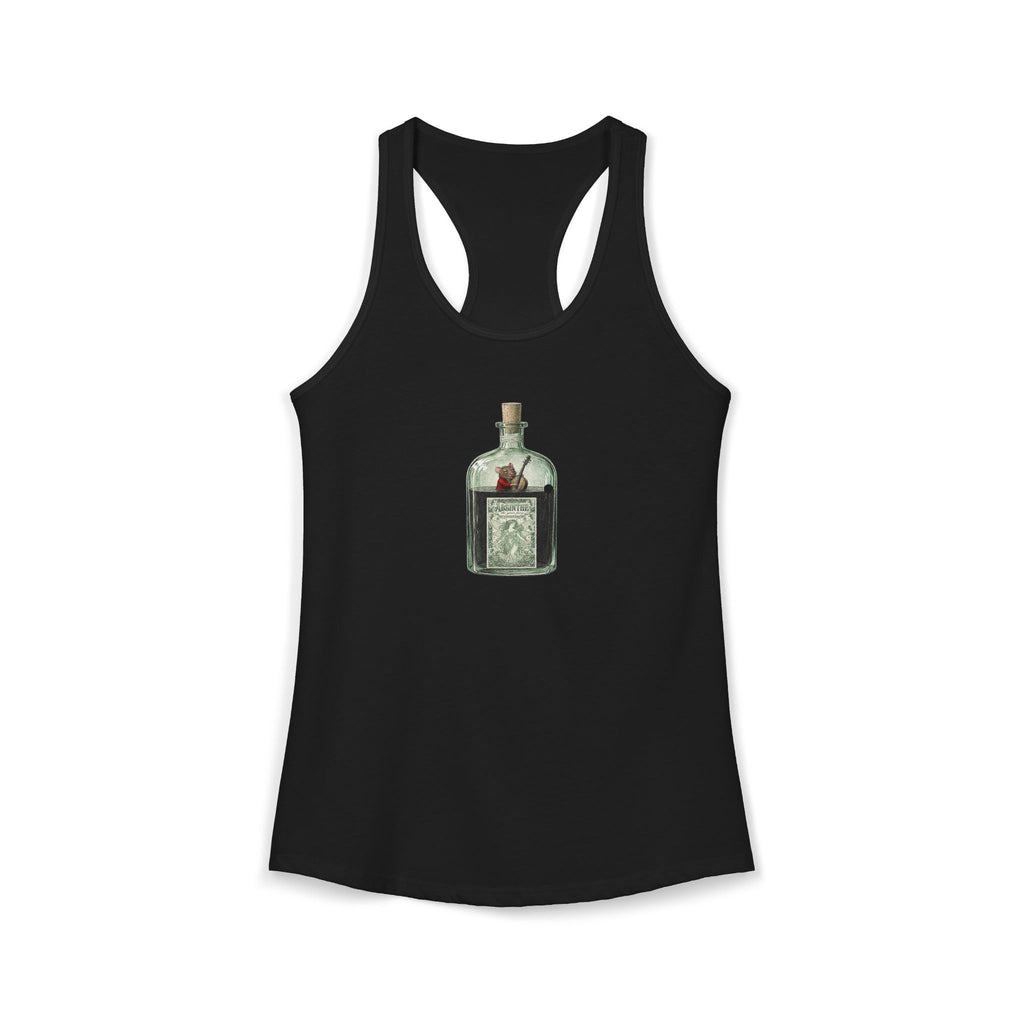 Musical Mouse in Absinthe  Women's Ideal Racerback Tank