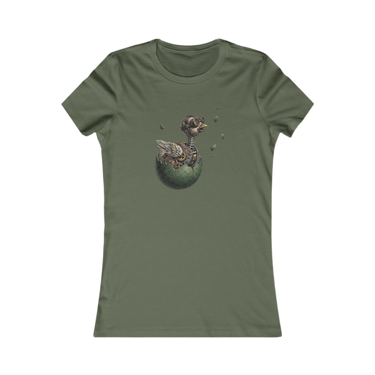 Chauncy The Wonder Duck  Tee | botanical egg, watercolor nature design