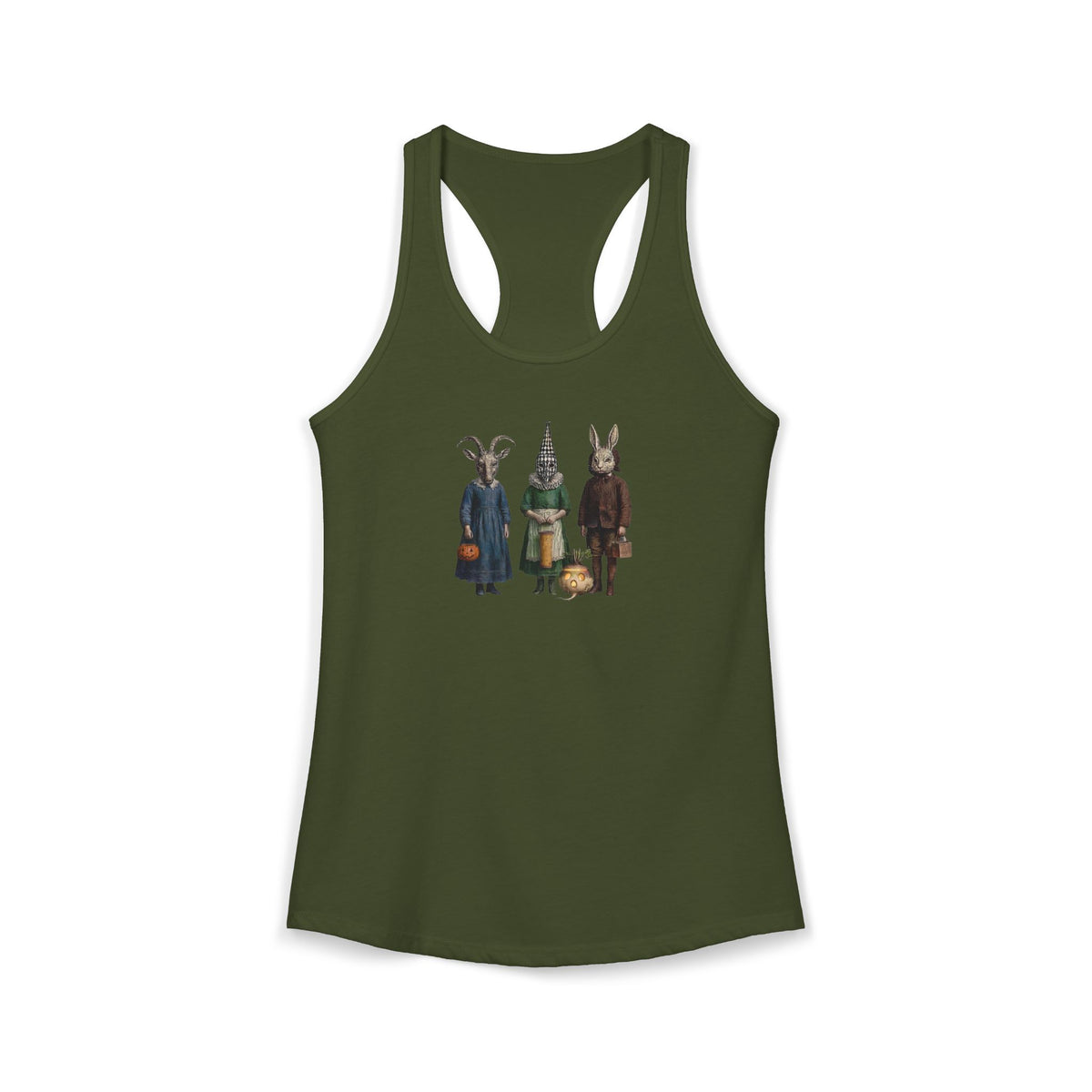 Victorian Halloween Masquerade - Women's Ideal Racerback Tank