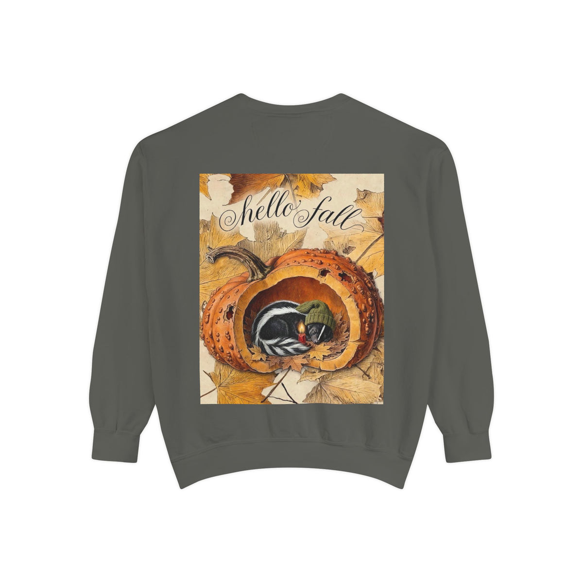 Skunkin Punkin Sweatshirt — Hello Fall Graphic Sweatshirt