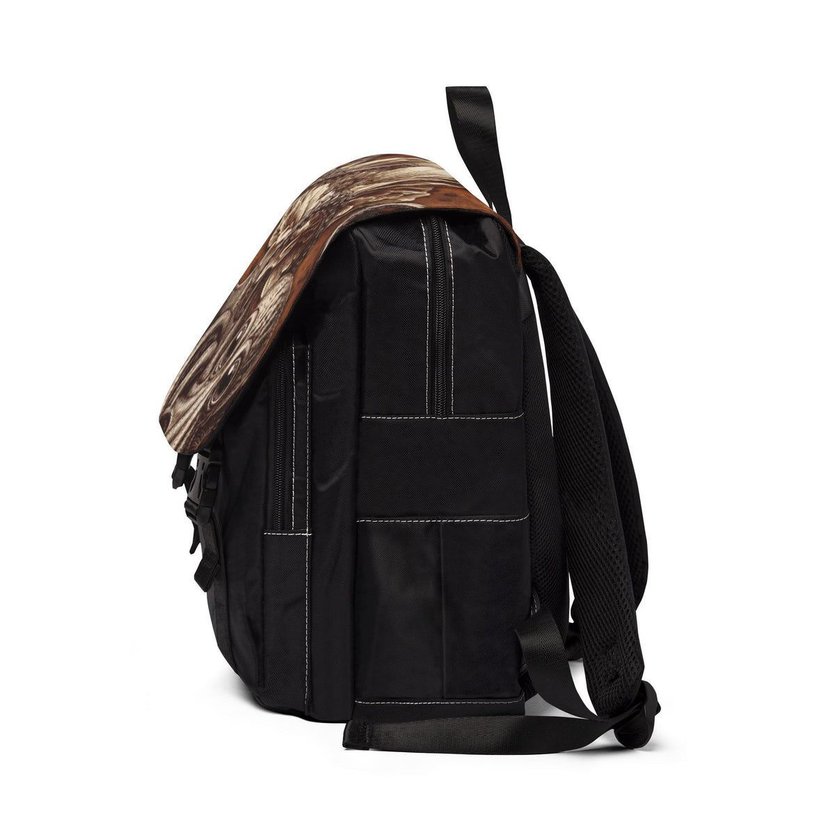 Octopus & Peony Backpack | Nautical Tentacle Design, Peony Accent