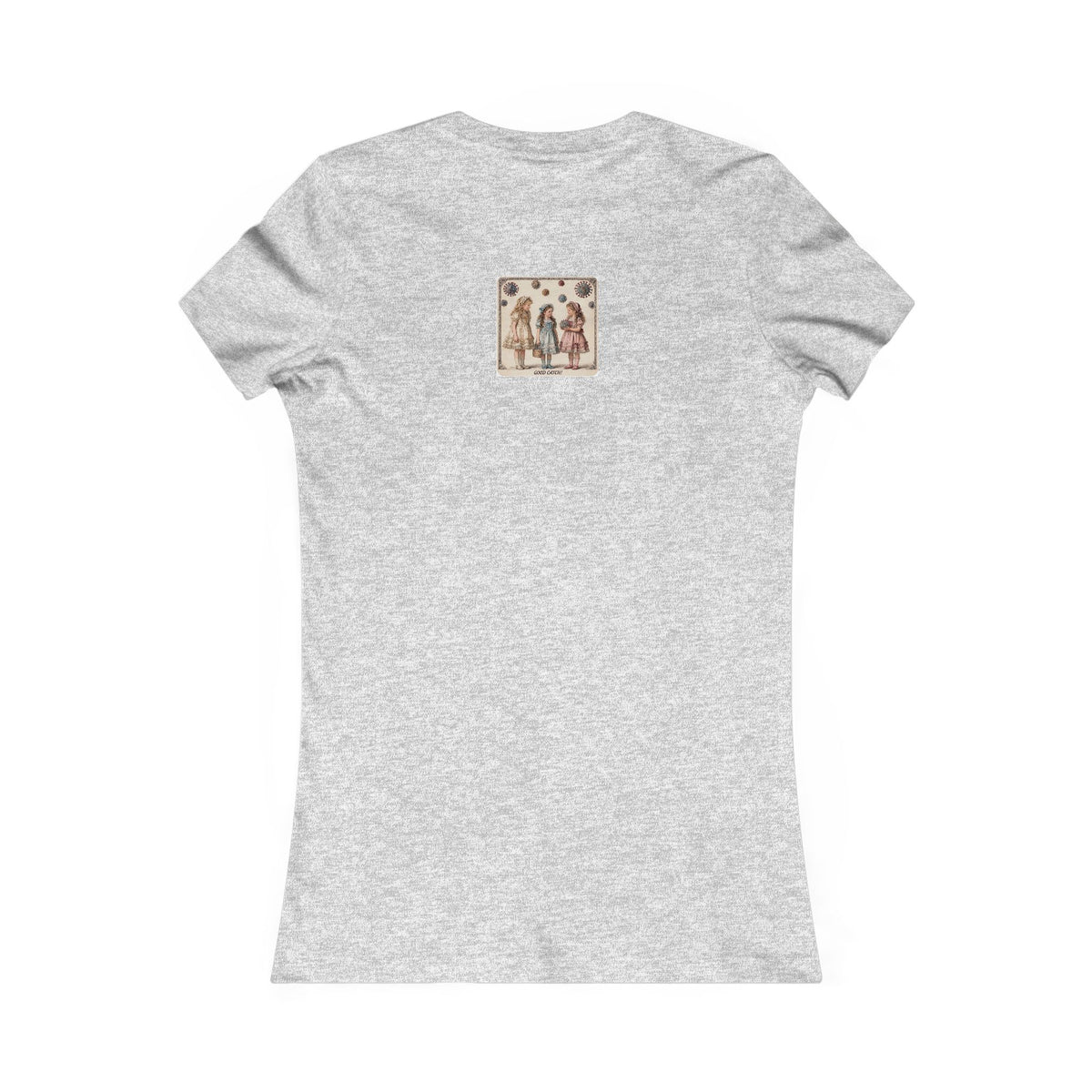Viral Innocence  Vintage Girls Illustration Tee | Retro Floral Kids Artwork