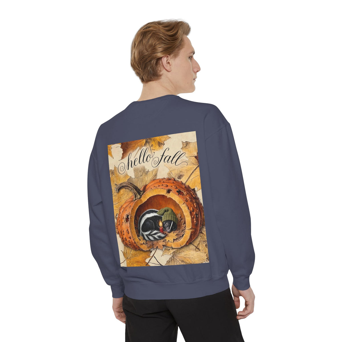 Skunkin Punkin Sweatshirt — Hello Fall Graphic Sweatshirt