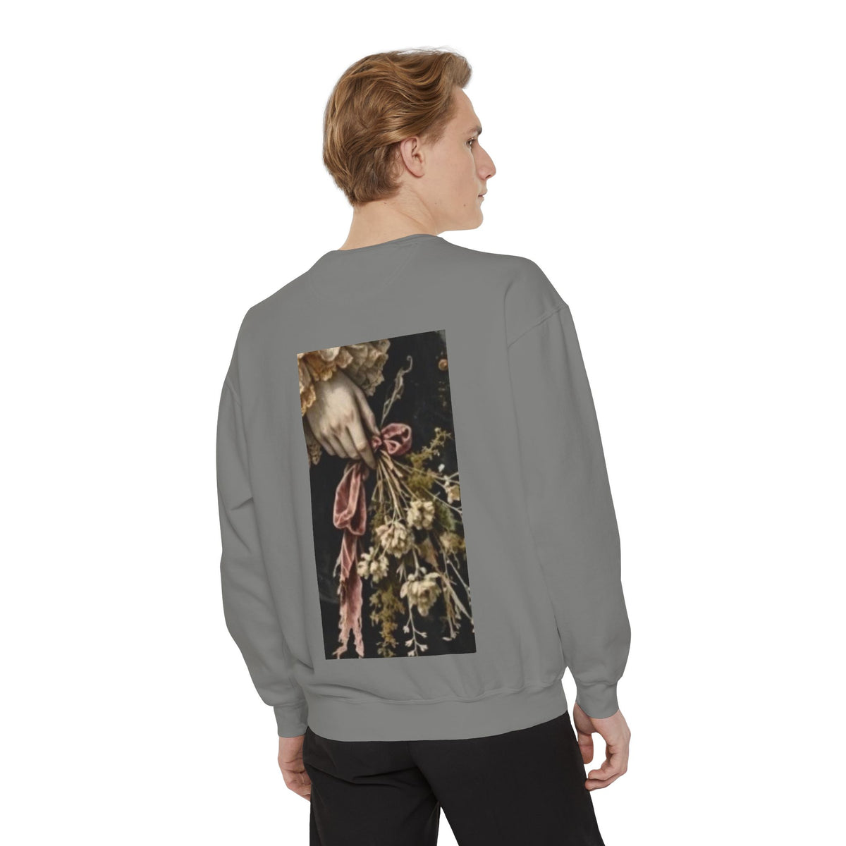 I Gave You Flowers Vintage Botanical Still Life Sweatshirt