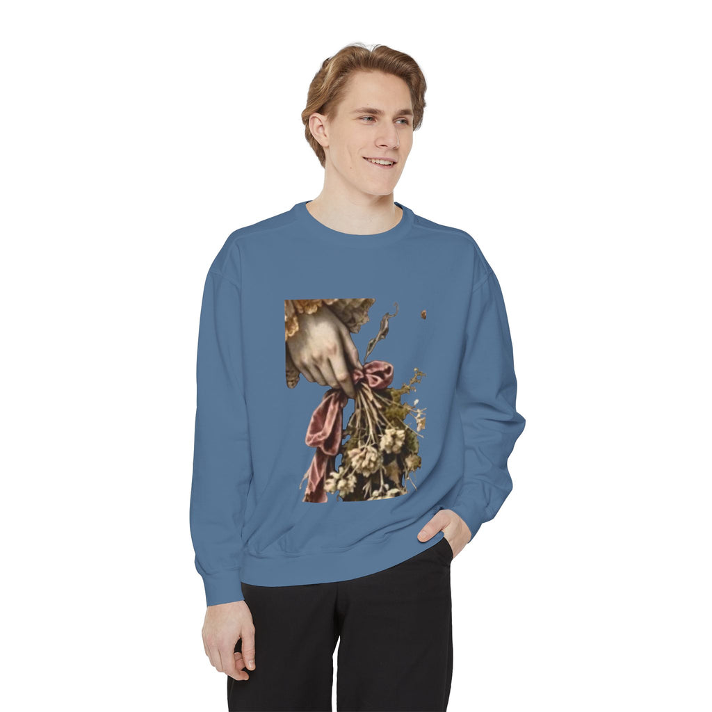 I Gave You Flowers Vintage Botanical Still Life Sweatshirt