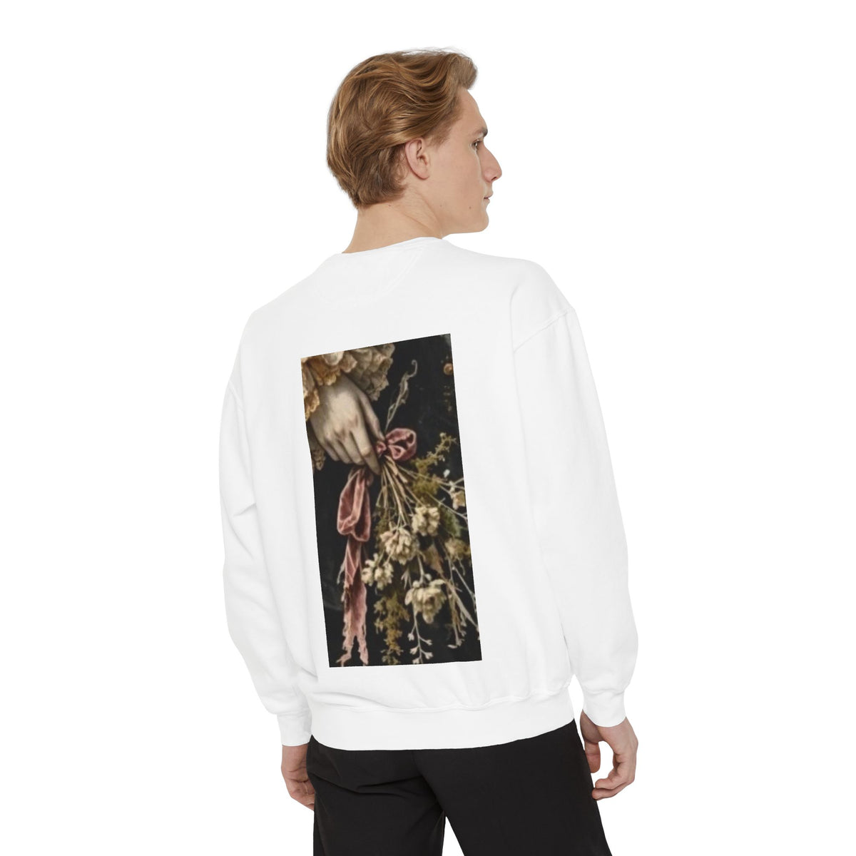 I Gave You Flowers Vintage Botanical Still Life Sweatshirt