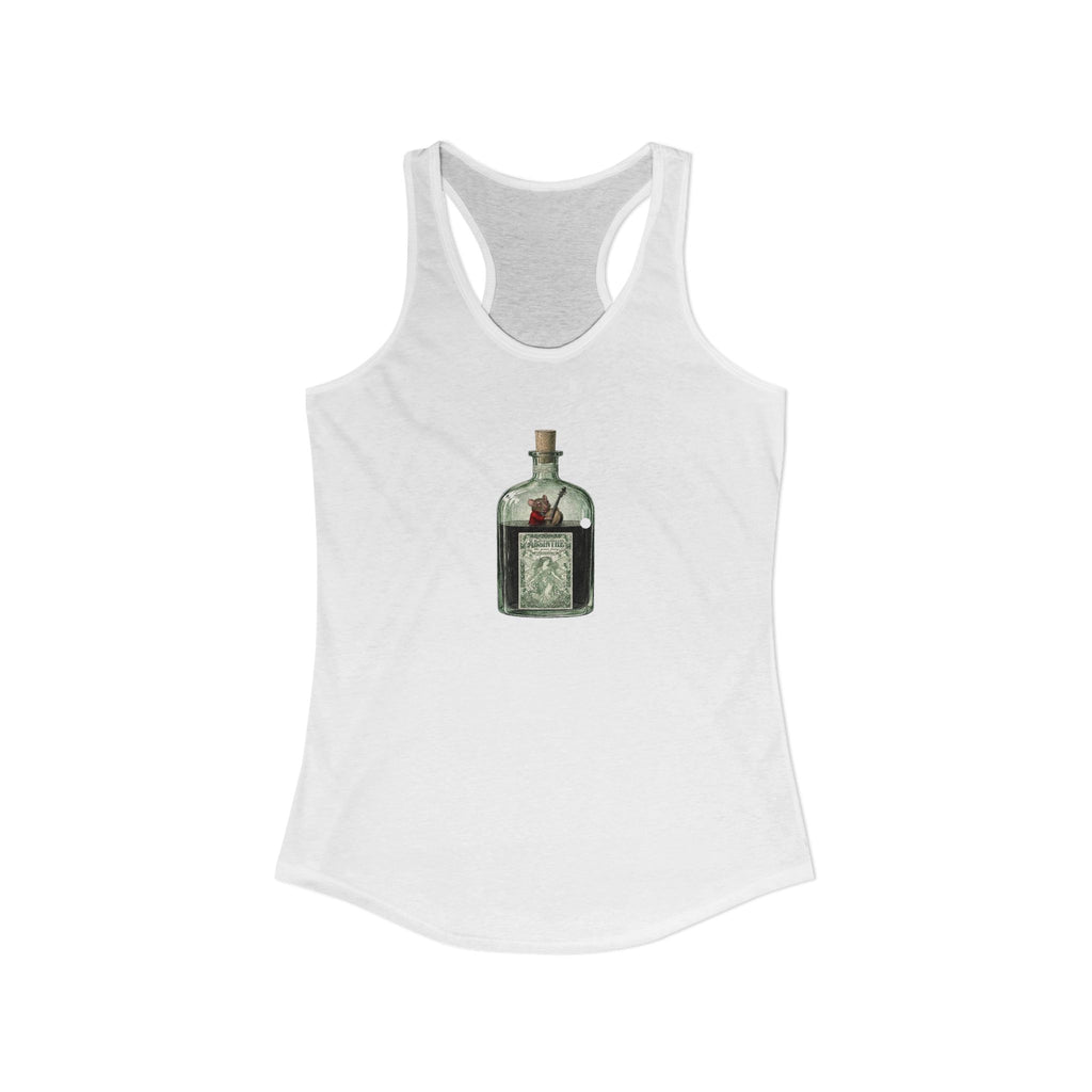 Musical Mouse in Absinthe  Women's Ideal Racerback Tank