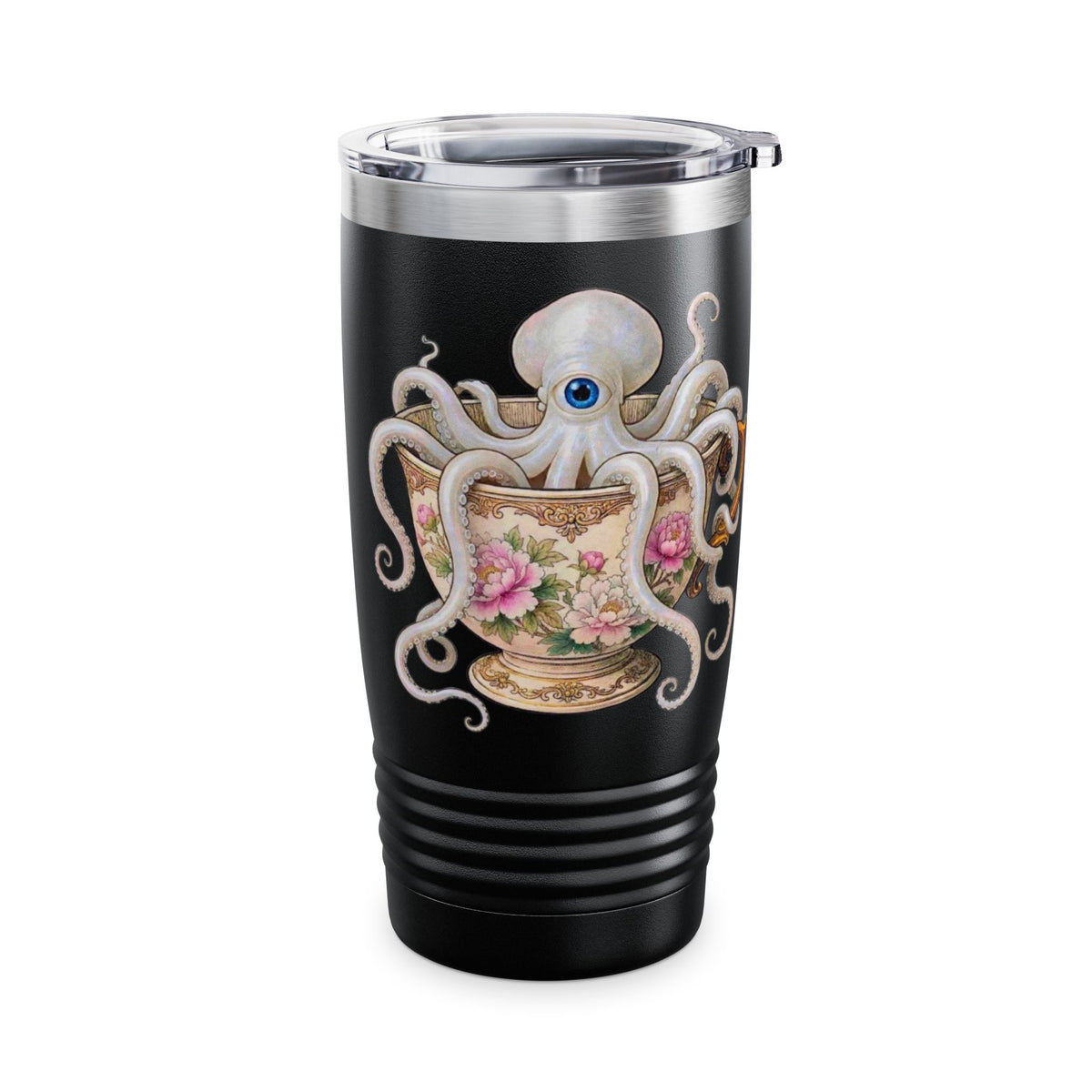 Octopus in Teacup 20oz Insulated Tumbler — Cute Nautical Tea Lover Gift