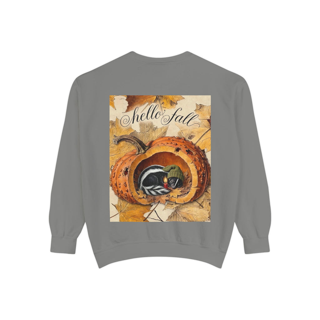 Skunkin Punkin Sweatshirt — Hello Fall Graphic Sweatshirt