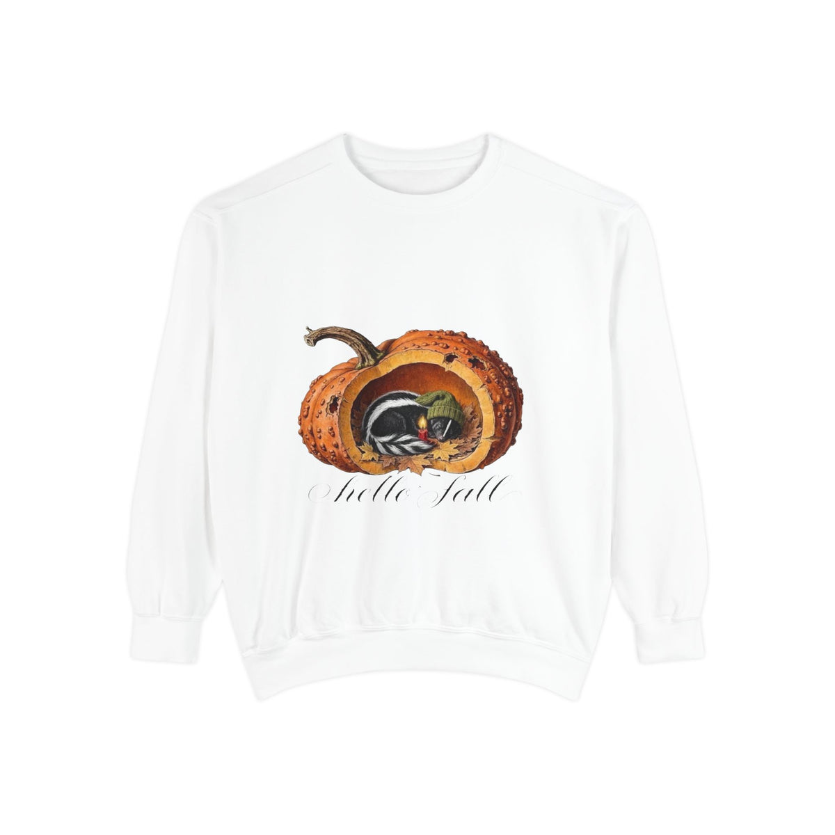 Skunkin Punkin Sweatshirt — Hello Fall Graphic Sweatshirt