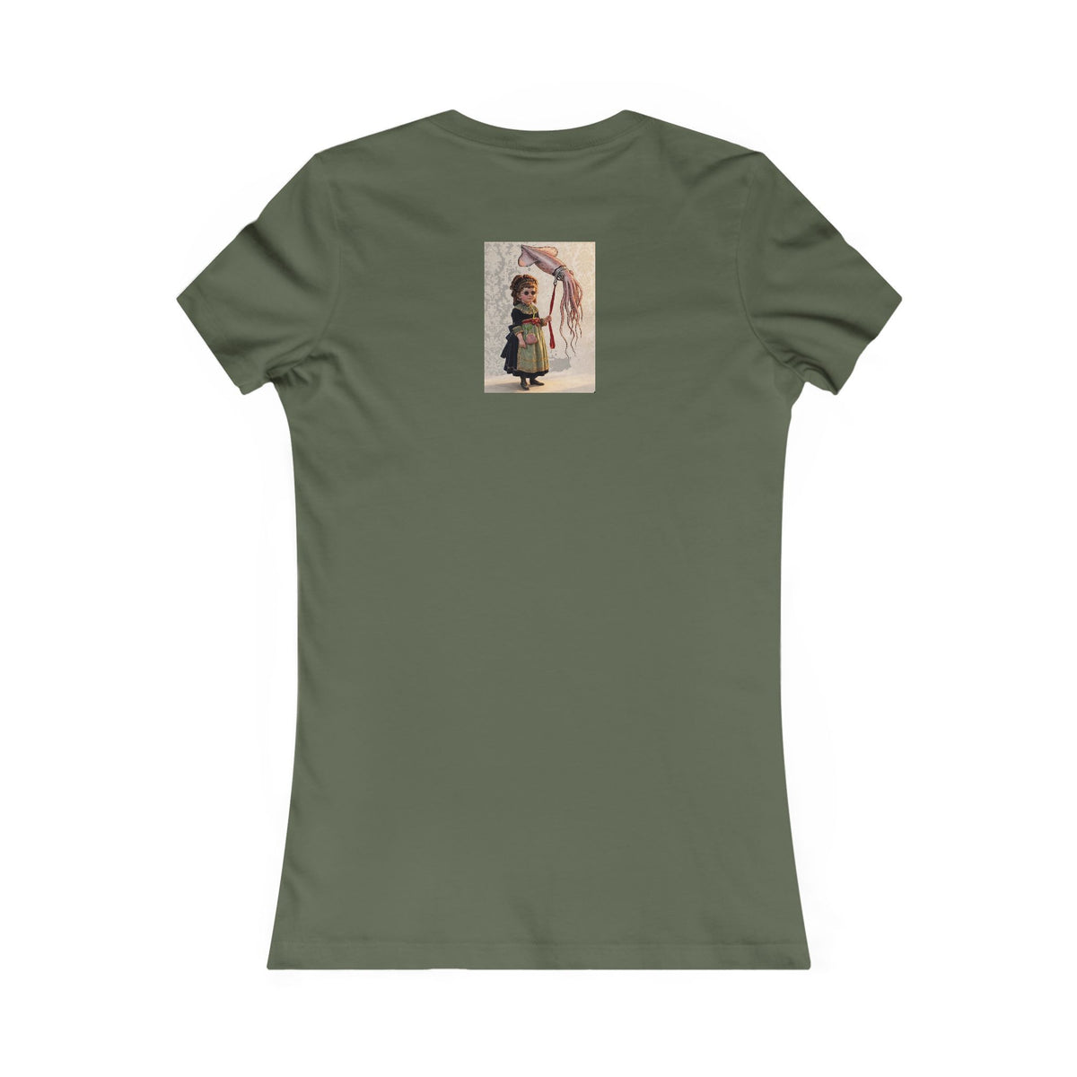 Miss Violet and Her Pet Squid Tee | Vintage Illustration, Cottagecore
