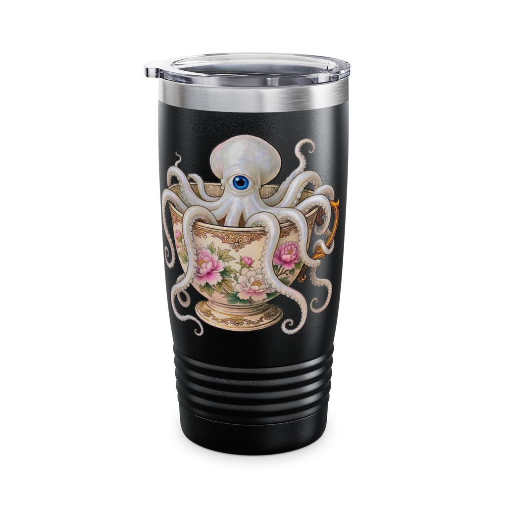 Octopus in Teacup 20oz Insulated Tumbler — Cute Nautical Tea Lover Gift