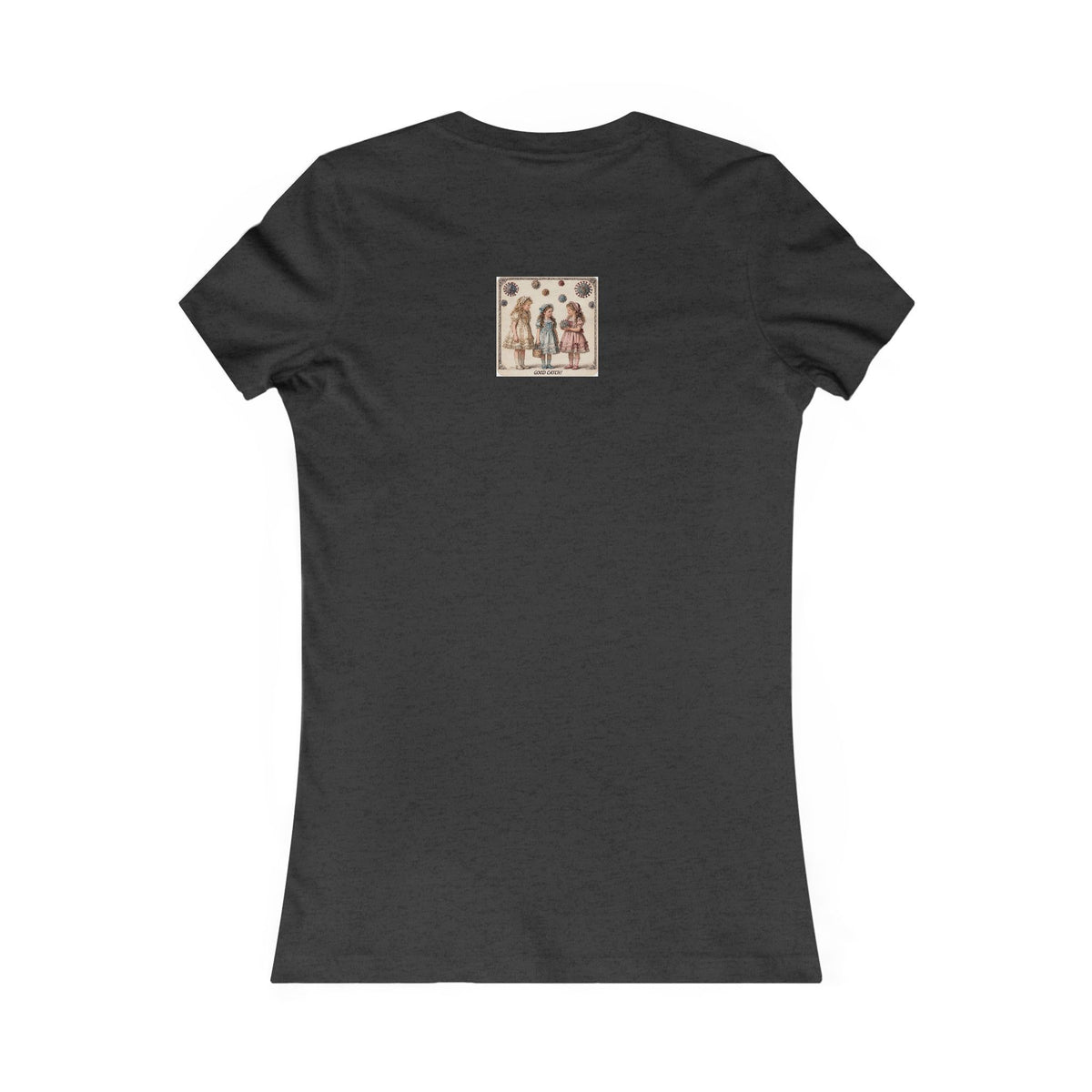 Viral Innocence  Vintage Girls Illustration Tee | Retro Floral Kids Artwork