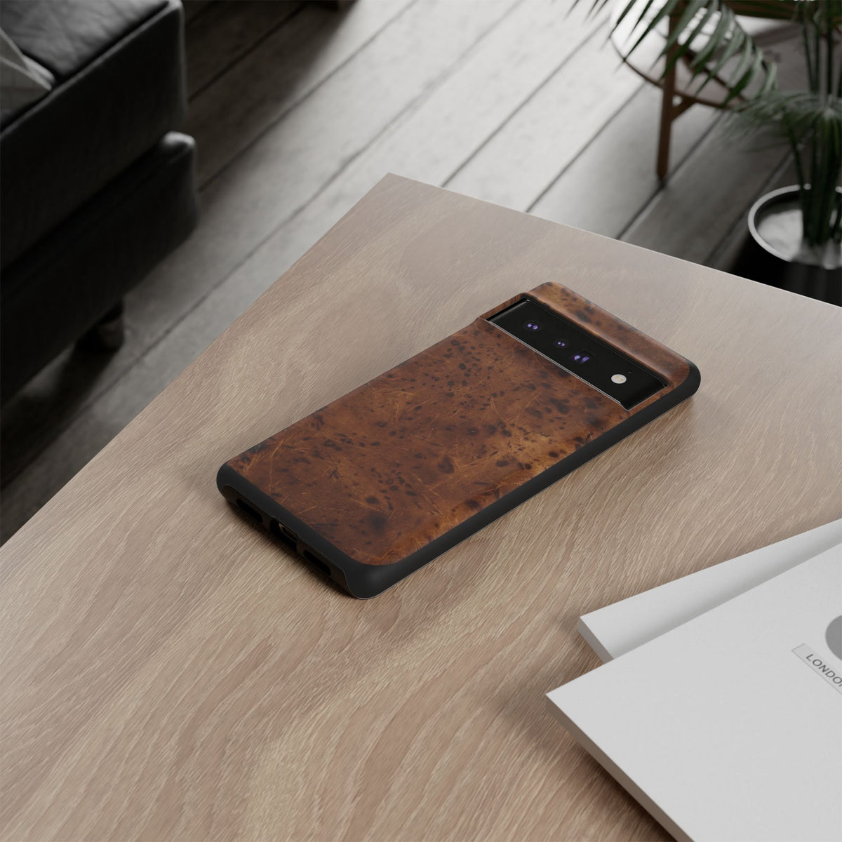 leather texture Tough Cases