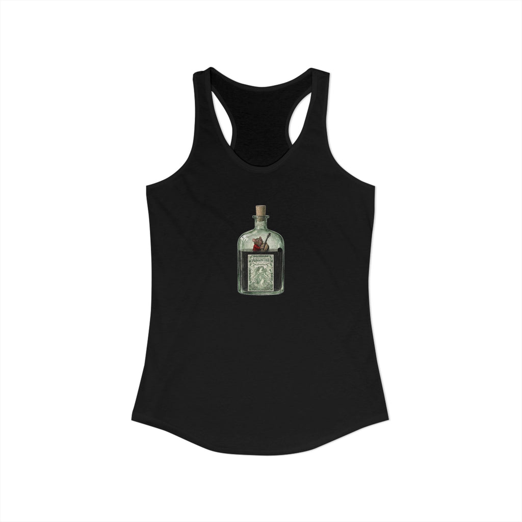 Musical Mouse in Absinthe  Women's Ideal Racerback Tank