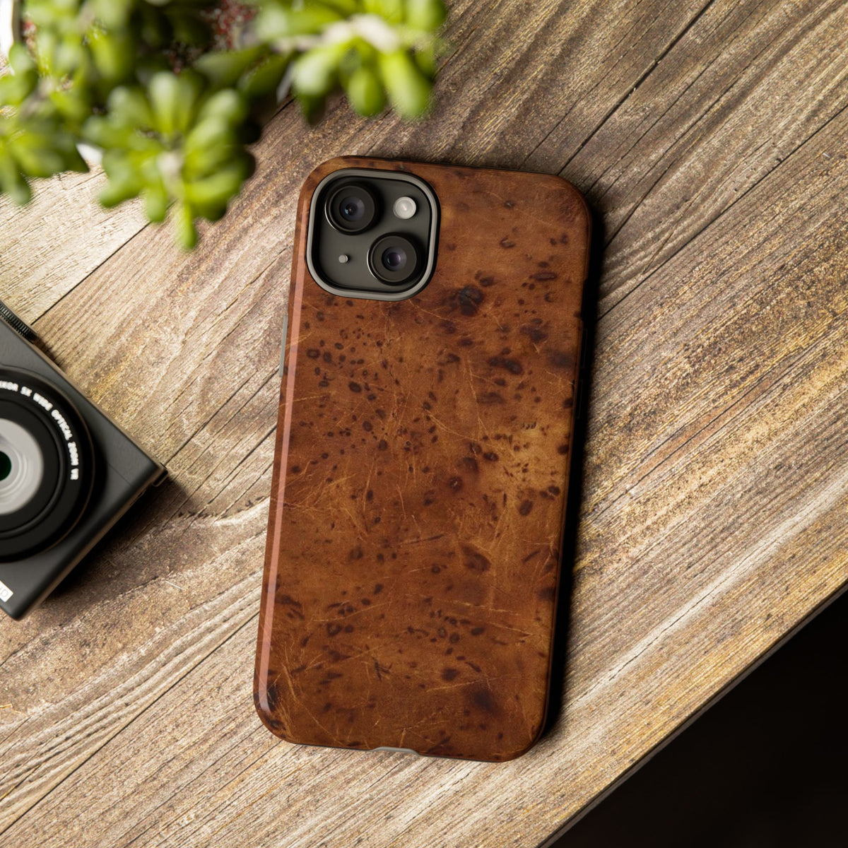 leather texture Tough Cases