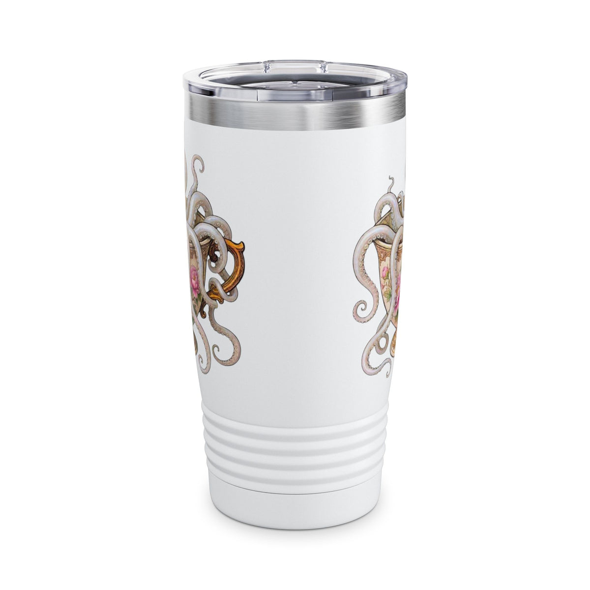 Octopus in Teacup 20oz Insulated Tumbler — Cute Nautical Tea Lover Gift