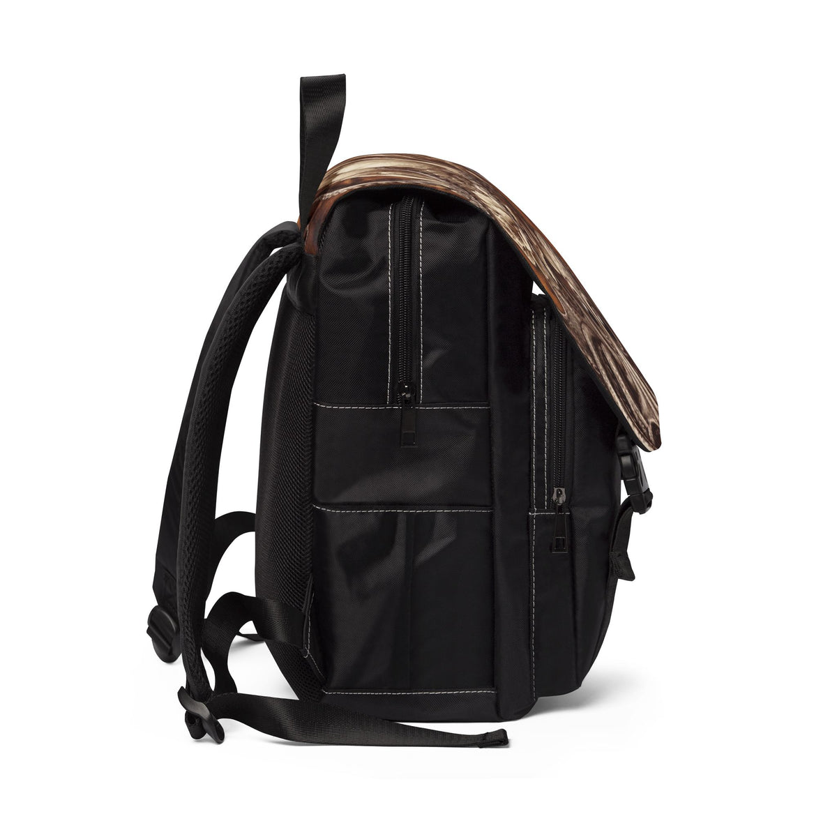 Octopus & Peony Backpack | Nautical Tentacle Design, Peony Accent