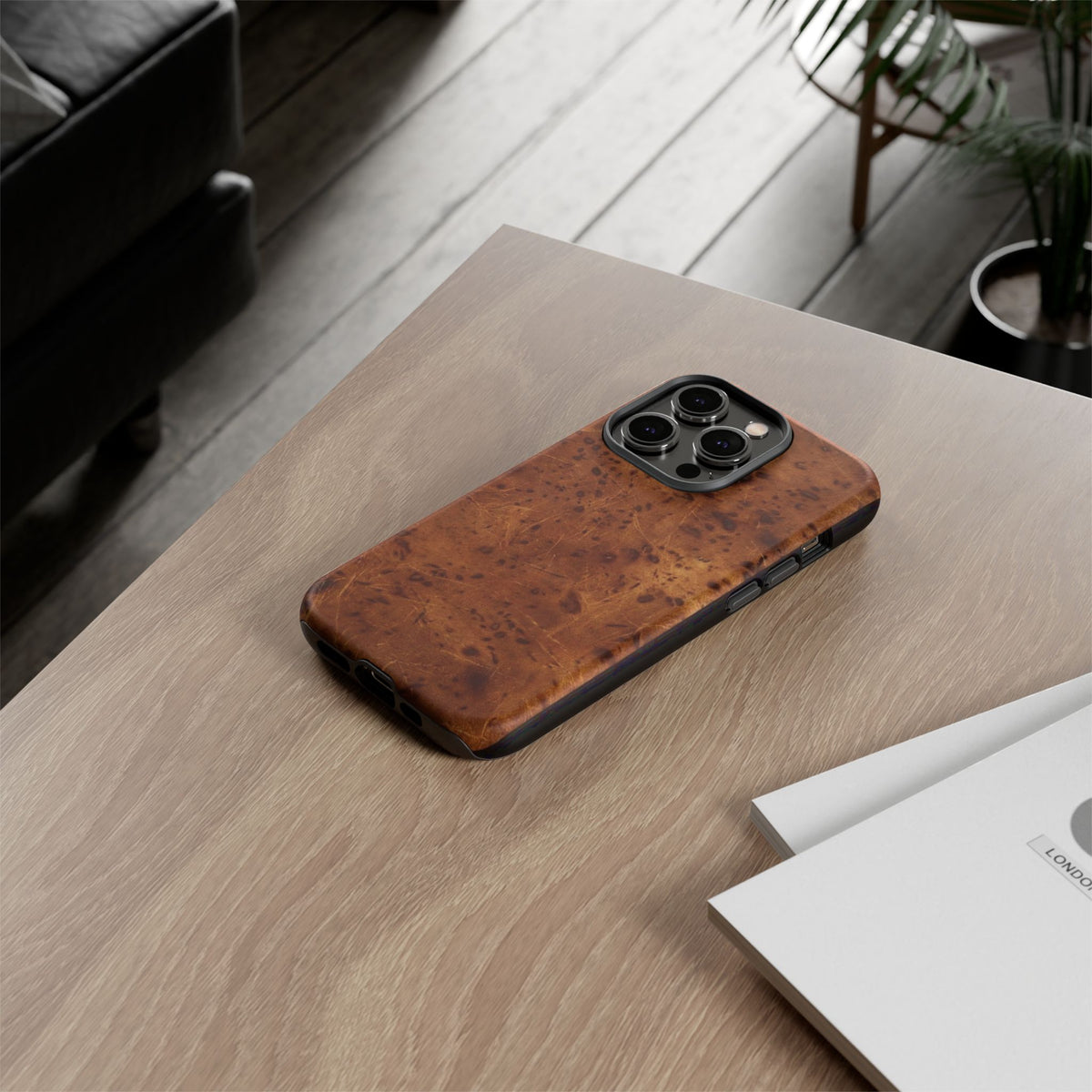 leather texture Tough Cases