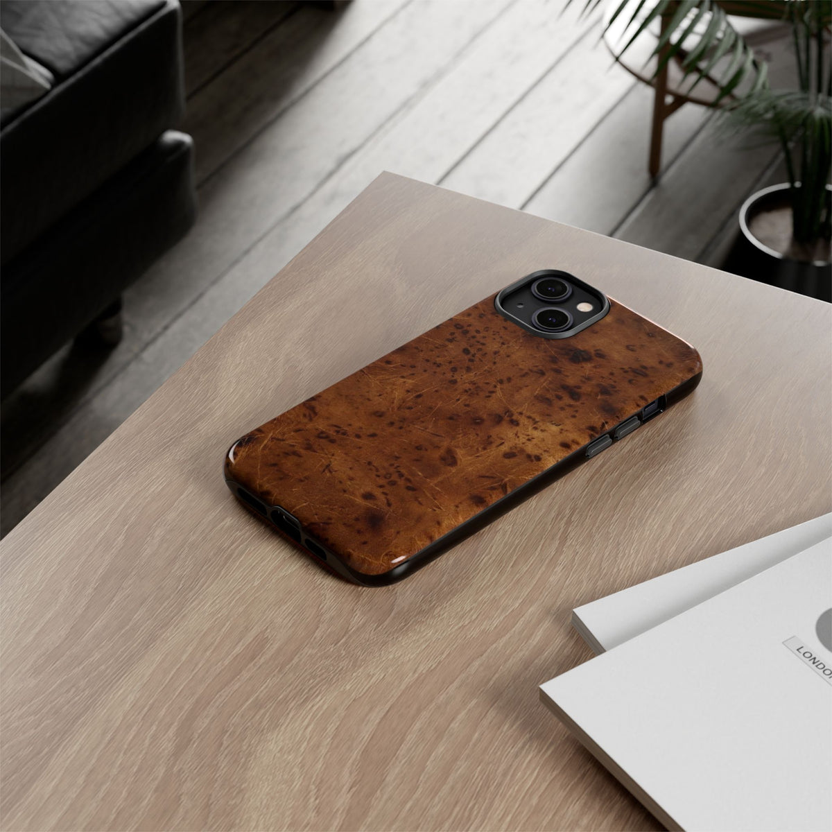 leather texture Tough Cases