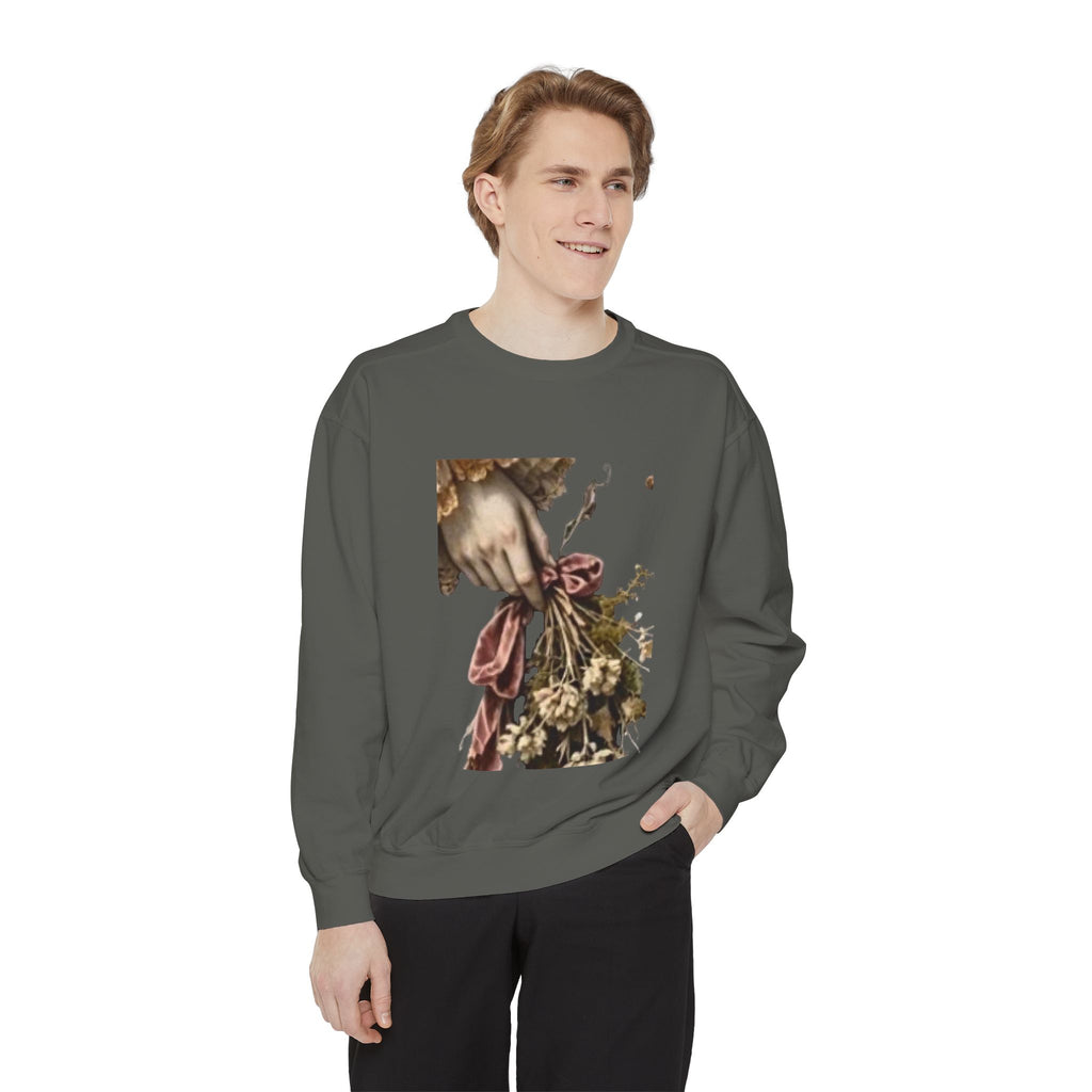 I Gave You Flowers Vintage Botanical Still Life Sweatshirt