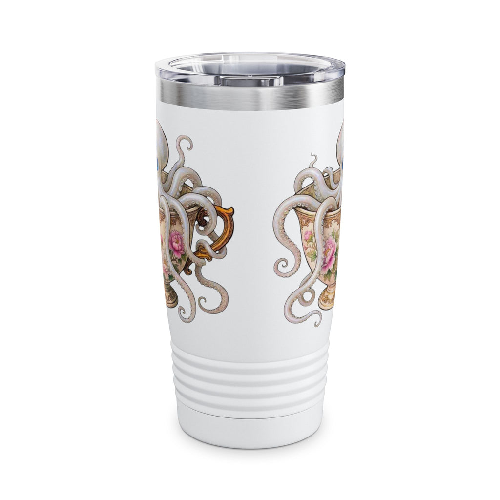 Octopus in Teacup 20oz Insulated Tumbler — Cute Nautical Tea Lover Gift